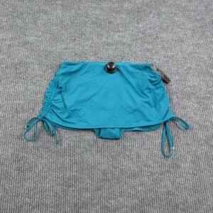 Victoria's Secret Swim Skirt Bottom Womens M Blue Adjustable Lined 27x9* NWT